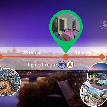 Apartment Family Facing Lakes - Paris & Disneyland Lognes